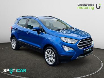 SPOTICAR Ford Ecosport 1.0t Ecoboost Titanium Euro 6 (s/s) 5dr Used Car - Suv Petrol Blue - Sudbury - 1200592213_1
