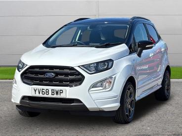 SPOTICAR Ford Ecosport 1.0t Ecoboost St-line Auto Euro 6 (s/s) 5dr Used Car - Suv Petrol White - Worksop - 1200593723_3