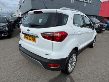 SPOTICAR Ford Ecosport 1.0t Ecoboost Titanium Euro 6 (s/s) 5dr Used Car - Suv Petrol White - Eglinton - 1200603802_3