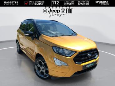 SPOTICAR Ford Ecosport 1.0t Ecoboost St-line Euro 6 (s/s) 5dr Used Car - Suv Petrol Yellow - Swansea - 1200616558_1