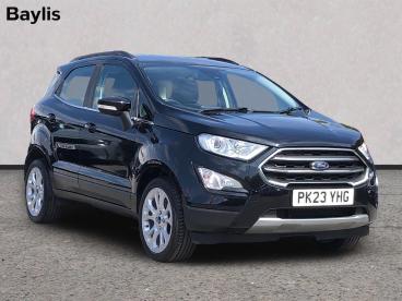 SPOTICAR Ford Ecosport 1.0t Ecoboost Titanium Euro 6 (s/s) 5dr Used Car - Suv Petrol Black - Merthyr Tydfil - 1200618360_1