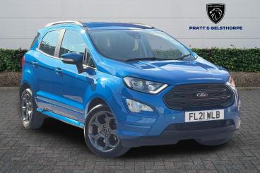 SPOTICAR Ford Ecosport 1.0t Ecoboost St-line Euro 6 (s/s) 5dr Used Car - Suv Petrol Blue - Newark On Trent - 1200619577_1