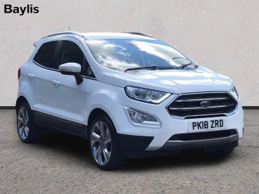 SPOTICAR Ford Ecosport 1.0t Ecoboost Titanium Euro 6 (s/s) 5dr Used Car - Suv Petrol White - Merthyr Tydfil - 1200620099_1