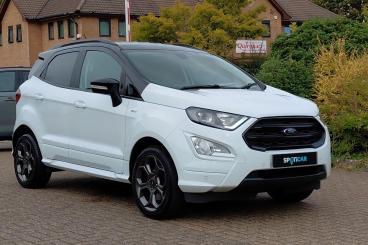 SPOTICAR Ford Ecosport 1.0t Ecoboost St-line Euro 6 (s/s) 5dr Used Car - Suv Petrol White - Fareham - 1200630722_1