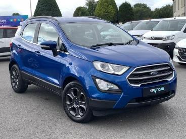 SPOTICAR Ford Ecosport 1.0t Ecoboost Zetec Auto Euro 6 (s/s) 5dr Used Car - Suv Petrol Blue - Eglinton - 1200635811_1