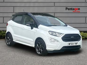 SPOTICAR Ford Ecosport 1.0t Ecoboost St-line Auto Euro 6 (s/s) 5dr Used Car - Suv Petrol White - Derby - 1200640753_1
