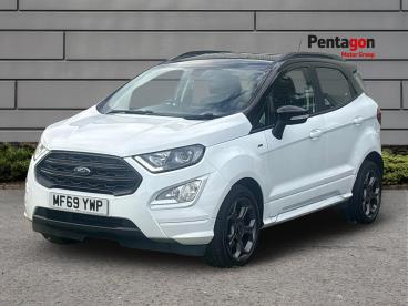 SPOTICAR Ford Ecosport 1.0t Ecoboost St-line Auto Euro 6 (s/s) 5dr Used Car - Suv Petrol White - Derby - 1200640753_3