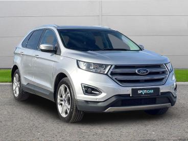 SPOTICAR Ford Edge 2.0 Tdci Titanium Powershift Awd Euro 6 (s/s) 5dr Used Car - Suv Diesel Silver - Selby - 1200582078_1