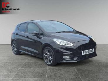 SPOTICAR Ford Fiesta 1.0t Ecoboost St-line Edition Auto Euro 6 (s/s) 5d Used Car - Hatchback Petrol Black - Workington - 1200532468_1