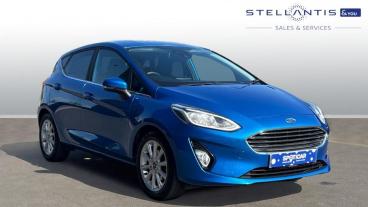 SPOTICAR Ford Fiesta 1.0t Ecoboost Titanium Euro 6 (s/s) 5dr Used Car - Hatchback Petrol Blue - Bristol - 1200532507_1