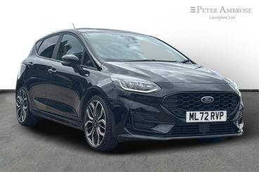 SPOTICAR Ford Fiesta 1.0t Ecoboost Mhev St-line X Edition Euro 6 (s/s) Used Car - Hatchback Petrol Black - Castleford - 1200535565_1