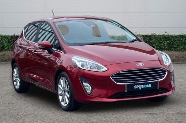 SPOTICAR Ford Fiesta 1.0t Ecoboost Mhev Titanium Euro 6 (s/s) 5dr Used Car - Hatchback Petrol Red - Cannock - 1200545459_1