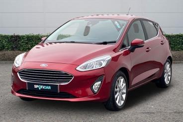 SPOTICAR Ford Fiesta 1.0t Ecoboost Mhev Titanium Euro 6 (s/s) 5dr Used Car - Hatchback Petrol Red - Cannock - 1200545459_2