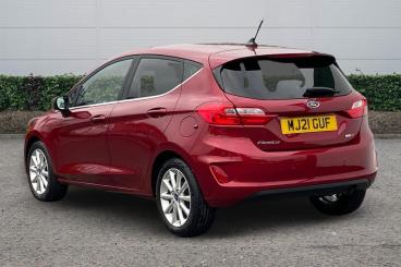 SPOTICAR Ford Fiesta 1.0t Ecoboost Mhev Titanium Euro 6 (s/s) 5dr Used Car - Hatchback Petrol Red - Cannock - 1200545459_3