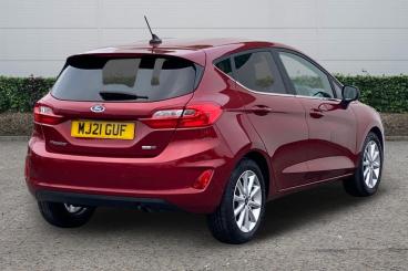 SPOTICAR Ford Fiesta 1.0t Ecoboost Mhev Titanium Euro 6 (s/s) 5dr Used Car - Hatchback Petrol Red - Cannock - 1200545459_4