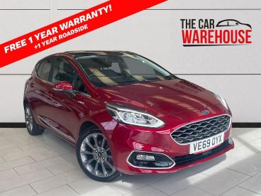 SPOTICAR Ford Fiesta 1.0 Ecoboost 140 5dr Used Car - Hatchback Petrol Red - Bridgend - 1200545575_1