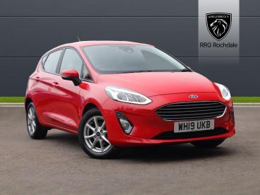 SPOTICAR Ford Fiesta 1.0t Ecoboost Zetec Euro 6 (s/s) 5dr Used Car - Hatchback Petrol Red - Rochdale - 1200545656_1