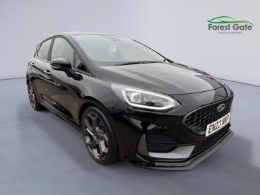 SPOTICAR Ford Fiesta 1.5t Ecoboost St-3 Euro 6 (s/s) 5dr Used Car - Hatchback Petrol Black - Corby - 1200549857_1