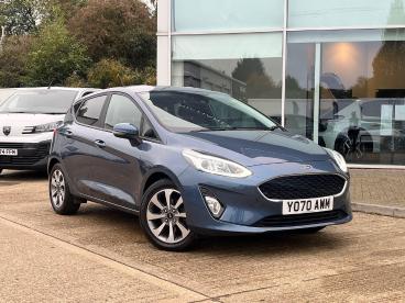 SPOTICAR Ford Fiesta 1.0t Ecoboost Trend Euro 6 (s/s) 5dr Used Car - Hatchback Petrol Blue - Kettering - 1200550101_1