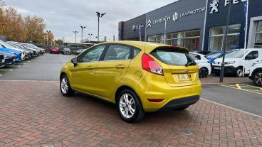 SPOTICAR Ford Fiesta 1.25 Zetec Euro 6 5dr Used Car - Hatchback Petrol Yellow - Leicester - 1200550780_5