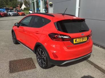 SPOTICAR Ford Fiesta 1.0t Ecoboost Mhev Active X Edition Euro 6 (s/s) 5 Used Car - Hatchback Petrol Red - Bodmin - 1200551599_4