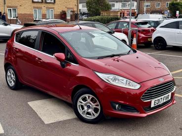 SPOTICAR Ford Fiesta 1.5 Tdci Econetic Titanium Euro 6 (s/s) 5dr Used Car - Hatchback Diesel Red - Romford - 1200551934_1