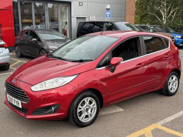 SPOTICAR Ford Fiesta 1.5 Tdci Econetic Titanium Euro 6 (s/s) 5dr Used Car - Hatchback Diesel Red - Romford - 1200551934_3