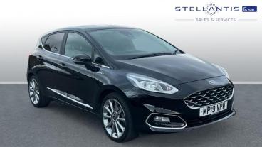 SPOTICAR Ford Fiesta 1.0t Ecoboost Vignale Euro 6 (s/s) 5dr Used Car - Hatchback Petrol Black - Stockport - 1200553552_1