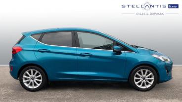 SPOTICAR Ford Fiesta 1.0t Ecoboost Titanium Euro 6 (s/s) 5dr Used Car - Hatchback Petrol Blue - Sale - 1200555017_2