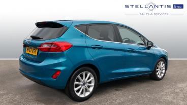 SPOTICAR Ford Fiesta 1.0t Ecoboost Titanium Euro 6 (s/s) 5dr Used Car - Hatchback Petrol Blue - Sale - 1200555017_3