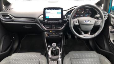SPOTICAR Ford Fiesta 1.0t Ecoboost Titanium Euro 6 (s/s) 5dr Used Car - Hatchback Petrol Blue - Sale - 1200555017_4