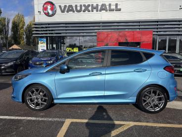 SPOTICAR Ford Fiesta 1.0t Ecoboost St-line Euro 6 (s/s) 5dr Used Car - Hatchback Petrol Blue - Romford - 1200555573_4