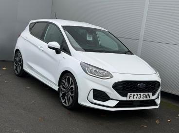 SPOTICAR Ford Fiesta 1.0t Ecoboost Mhev St-line X Edition Euro 6 (s/s) Used Car - Hatchback Petrol White - Darlington - 1200556027_5