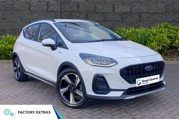 SPOTICAR Ford Fiesta 1.0t Ecoboost Mhev Active Edition Euro 6 (s/s) 5dr Used Car - Hatchback Petrol White - Rugby - 1200557751_1