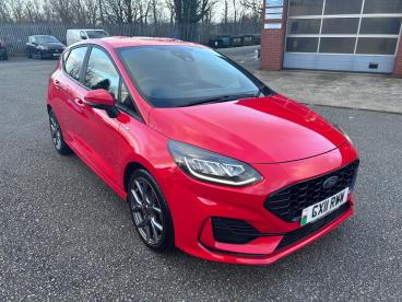 SPOTICAR Ford Fiesta 1.0t Ecoboost St-line Euro 6 (s/s) 5dr Used Car - Hatchback Petrol Red - Colwyn Bay - 1200561961_1