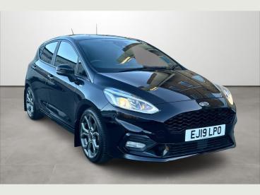 SPOTICAR Ford Fiesta 1.0t Ecoboost St-line Euro 6 (s/s) 5dr Used Car - Hatchback Petrol Black - Eastbourne - 1200562252_1