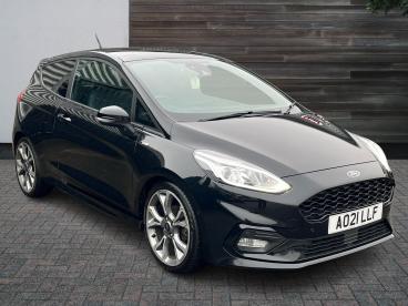 SPOTICAR Ford Fiesta 1.0t Ecoboost St-line X Edition Dct Euro 6 (s/s) 3 Used Car - Hatchback Petrol Black - Swindon - 1200562970_1