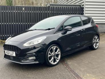 SPOTICAR Ford Fiesta 1.0t Ecoboost St-line X Edition Dct Euro 6 (s/s) 3 Used Car - Hatchback Petrol Black - Swindon - 1200562970_3