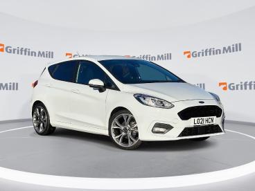 SPOTICAR Ford Fiesta 1.0t Ecoboost St-line X Edition Dct Euro 6 (s/s) 5 Used Car - Hatchback Petrol White - Pontypridd - 1200565421_1
