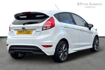 SPOTICAR Ford Fiesta 1.0t Ecoboost St-line Euro 6 (s/s) 5dr Used Car - Hatchback Petrol White - Castleford - 1200566431_3