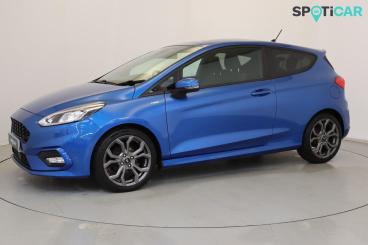 SPOTICAR Ford Fiesta 1.0t Ecoboost Mhev St-line Edition Euro 6 (s/s) 3d Used Car - Hatchback Petrol Blue - Wellingborough - 1200569214_4