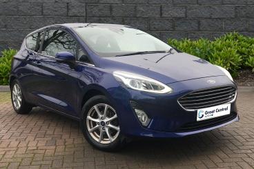 SPOTICAR Ford Fiesta 1.5 Tdci Zetec Euro 6 (s/s) 3dr Used Car - Hatchback Diesel Blue - Rugby - 1200569421_1