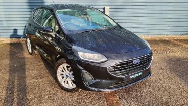 SPOTICAR Ford Fiesta 1.0t Ecoboost Titanium Euro 6 (s/s) 5dr Used Car - Hatchback Petrol Black - Barrow In Furness - 1200571688_1