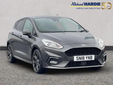 SPOTICAR Ford Fiesta 1.0t Ecoboost St-line Euro 6 (s/s) 5dr Used Car - Hatchback Petrol Grey - Ashington - 1200571971_1