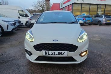 SPOTICAR Ford Fiesta 1.0t Ecoboost Mhev St-line X Edition Euro 6 (s/s) Used Car - Hatchback Petrol White - Torquay - 1200572563_2