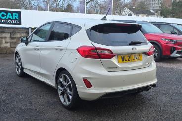 SPOTICAR Ford Fiesta 1.0t Ecoboost Mhev St-line X Edition Euro 6 (s/s) Used Car - Hatchback Petrol White - Torquay - 1200572563_4