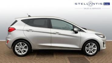 SPOTICAR Ford Fiesta 1.0t Ecoboost Mhev Titanium Dct Euro 6 (s/s) 5dr Used Car - Hatchback Hybrid Silver - London - 1200572943_2
