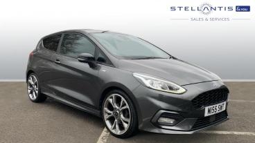 SPOTICAR Ford Fiesta 1.0t Ecoboost St-line Euro 6 (s/s) 3dr Used Car - Hatchback Petrol Grey - Newport - 1200574553_1