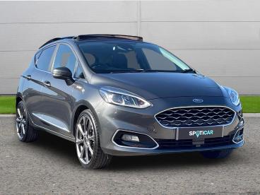 SPOTICAR Ford Fiesta 1.0t Ecoboost Vignale Euro 6 (s/s) 5dr Used Car - Hatchback Petrol Grey - Selby - 1200582808_1