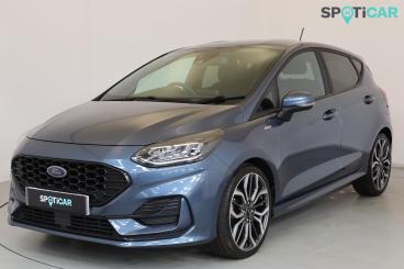 SPOTICAR Ford Fiesta 1.0t Ecoboost Mhev St-line X Edition Euro 6 (s/s) Used Car - Hatchback Petrol Blue - Wellingborough - 1200582920_3